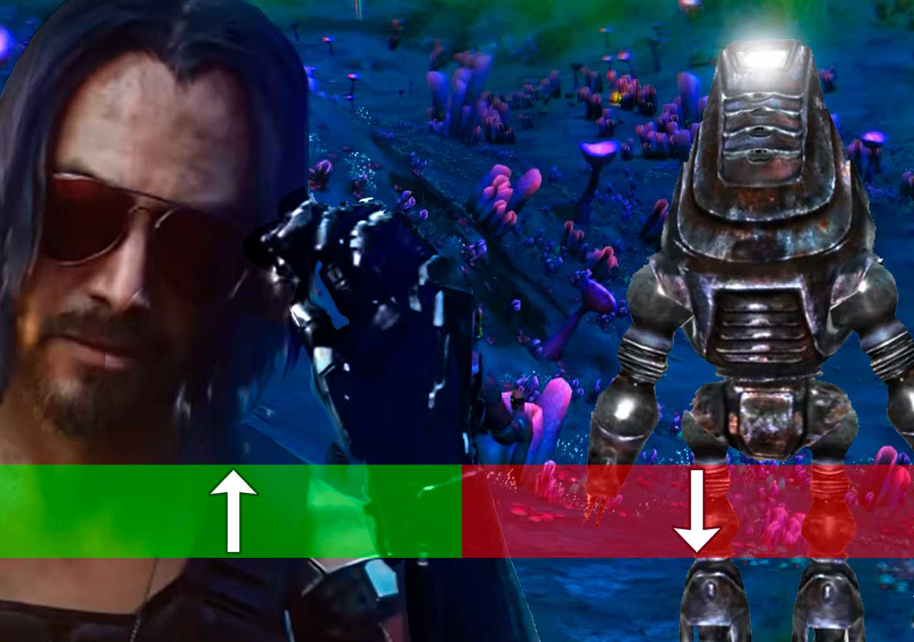 criticas-cyberpunk-fallout-no-mans-sky-en-2024